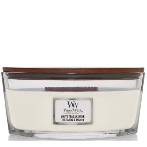 Woodwick White Tea and Jasmine - Hearthwick Flame Ellipse