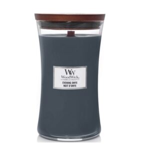 Woodwick Evening Onyx - Large Candle