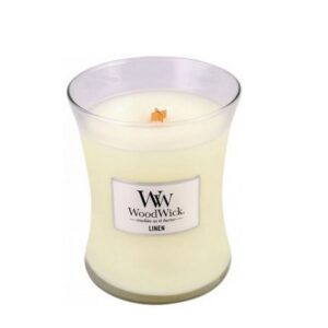 Woodwick Linen - Medium Candle