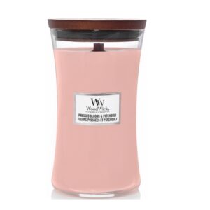 Woodwick Pressed Blooms & Patchouli - Large Candle
