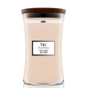 Woodwick White Honey - Large Candle