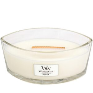 Woodwick White Teak - Hearthwick Flame Ellipse