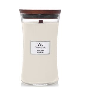 Woodwick White Teak - Large Candle